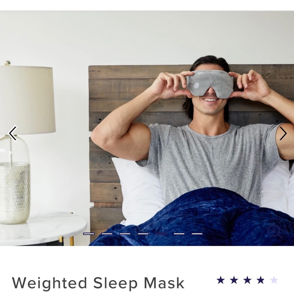 Gravity Weighted Sleep Mask